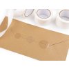 Samolepicí kolečka transparentní na roli Ø2; 2,5; 3 cm (Balení 1 ks, Varianta 1 (Ø2 cm) transparent)
