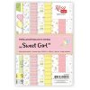 Sada papírů pro tvorbu přání A4 250g – Sweet girl (Barva Sweet girl)