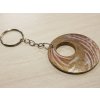 Kroužek na klíče Ø25 mm s řetízkem a spojkou (Balení 10 ks, Varianta nikl)