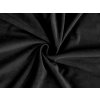Velvet / samet strukturovaný jednobarevný (Balení 1 m, Varianta 1 bílá)