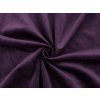 Velvet / samet strukturovaný jednobarevný (Balení 1 m, Varianta 1 bílá)