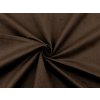 Velvet / samet strukturovaný jednobarevný (Balení 1 m, Varianta 1 bílá)