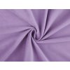 Velvet / samet strukturovaný jednobarevný (Balení 1 m, Varianta 1 bílá)