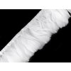 Prýmek - husí peří 6-11 cm (Balení 1 m, Varianta 1 bílá)