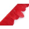 Prýmek - husí peří 6-11 cm (Balení 1 m, Varianta 1 bílá)