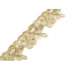Vyšívaný prýmek na monofilu šíře 58 mm s lurexem (Balení 1 m, Varianta 2 zlatá sv.)