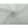 Organza tuhá dekorační (Balení 1 m, Varianta 1 bílá)