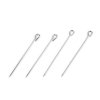 Krejčovské špendlíky s očkem volně sypané z nerezové oceli délka 30 mm (Balení 1 krab., Varianta nikl)