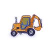 Nažehlovačka traktor, jeřáb, auto, bagr, hasiči (Balení 10 ks, Varianta 1 červená hasiči)