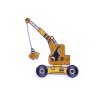 Nažehlovačka traktor, jeřáb, auto, bagr, hasiči (Balení 10 ks, Varianta 1 červená hasiči)