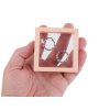 Krabička s průhlednou fólií k vystavení zboží a dárkovému balení 7x7 cm (Balení 1 ks, Varianta 1 bílá)