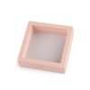 Krabička s průhlednou fólií k vystavení zboží a dárkovému balení 7x7 cm (Balení 1 ks, Varianta 1 bílá)