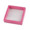 Krabička s průhlednou fólií k vystavení zboží a dárkovému balení 9x9 cm (Balení 1 ks, Varianta 1 bílá)