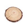 Přírodní dřevěné kolečko / podložka k domalování a dotvoření 2. jakost (Balení 1 ks, Varianta 1 (Ø14 cm) přírodní)
