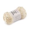 Pletací příze Cotton Gold Paillettes s flitry 50 g (Balení 1 ks, Varianta 1 (7102) bílá stříbrná)