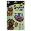 31296 1 skrabaci obrazek s doplnky zviratka