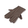 Dámské rukavice zdobené eko kůží, dotykové (Balení 1 pár, Varianta 1 béžová tmavá)