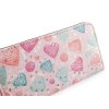 Dámská / dívčí peněženka srdce 10x19 cm (Balení 1 ks, Varianta 1 krémová nejsvět.)
