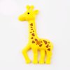 Kousátko silikonové ŽIRAFA 100mm (1ks) - yellow