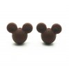 Korálky MickeyMouse 2cm - (1ks) - brown