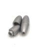 Plastové zapínání 5x25mm (5 párů) - silver