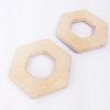 Dřevěné kousátko 80mm (1ks) - hexagon