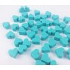 Silikonové srdíčko 14mm (2ks) - turquoise