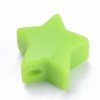 Silikonové hvězdičky 12mm (2ks) - green