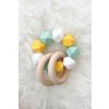 Silikonové korálky MICKEY Ø15mm (1ks) -baby pink