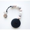 Silikonový MINI PENTAGON 12mm (2ks) - baby pink