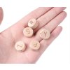 Korálky písmenka 15mm (1ks) - "Á"