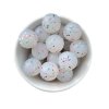 Silikonové korálky 15mm (5ks) - GLITTERS