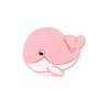 Silikonová MINI velryba 30mm (1ks) - pink