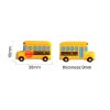 Silikonový AUTOBUS 30mm (1ks) - yellow
