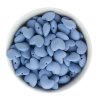 Silikonové srdíčko 20mm (1ks) - powder blue