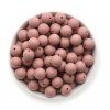 Silikonové korálky 12mm (10ks) - dusty rose