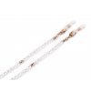 Řetízek na brýle perlový (Balení 1 ks, Varianta bílá)
