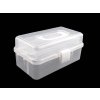 Plastový box / kufřík rozkládací (Balení 1 ks, Varianta transparent)