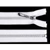 Spirálový zip No 7 délka 80 cm se stříbrnými zoubky (Balení 1 ks, Varianta 322 černá)