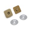 Magnetické zapínání 18x18 mm čtverec (Balení 5 sada, Varianta 2 zlatá)