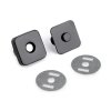 Magnetické zapínání 18x18 mm čtverec (Balení 5 sada, Varianta 2 zlatá)