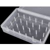Plastový box na 24 ks nití (Balení 1 ks, Varianta transparent)