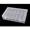 Plastový box na 24 ks nití (Balení 1 ks, Varianta transparent)