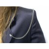Kovový řetízek na kabelky i oděvy délka 23 cm (Balení 1 ks, Varianta nikl)