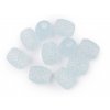 Plastové korálky s velkým průvlekem 13x15 mm (Balení 2 ks, Varianta 1 (061) bílá AB)