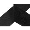 Nízkoprofilový suchý zip háček + plyš šíře 50 mm jemný (Balení 1 m, Varianta 1 černá)