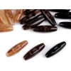 Plastový knoflík oliva 9x31 mm (Balení 10 ks, Varianta 1 jantar)