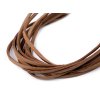 Řemínek imitace kůže šíře 2,5 mm (Balení 10 ks, Varianta 3 hnědá koňak)