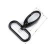 Kovová karabina otočná, průvlek 32 mm (Balení 1 ks, Varianta černý lak)
