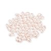 Plastové voskové korálky / perly Glance oliva 6x10 mm (Balení 10 g, Varianta F2 bílá)